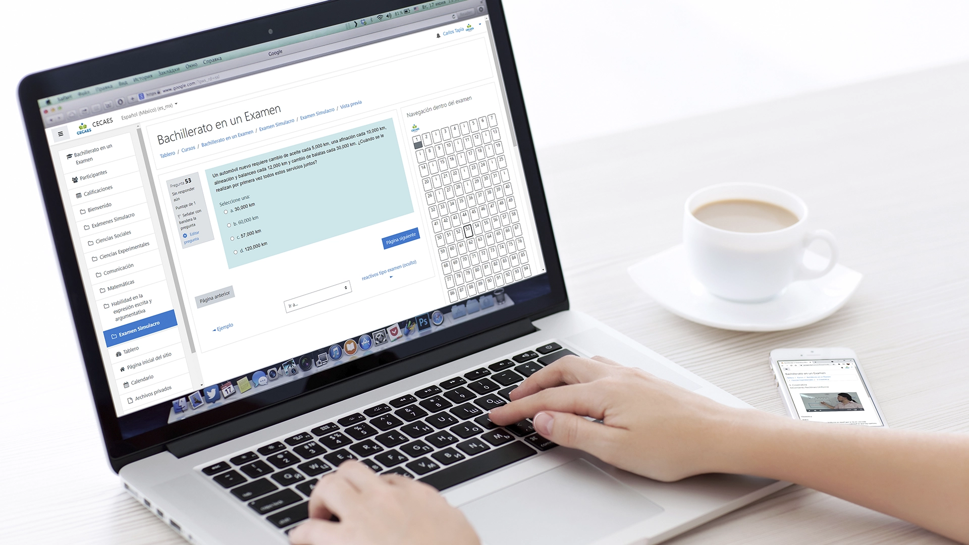 Plataforma de estudio CECAES